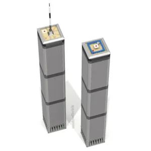 madeofbrick MOB-23 Twin Towers 43.5 inches — achat malin sur Planet-Brick (vue détail 8)
