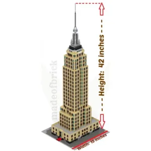 madeofbrick MOB-24 Empire State Building — bons plans et promos sur Planet-Brick (vue détail 3)
