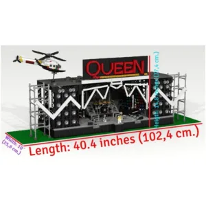 madeofbrick MOB-25 Rock concert stage Queen — comparez les prix sur Planet-Brick (vue détail 4)