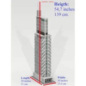 madeofbrick MOB-27 Comcast Technology Center — meilleure offre du moment sur Planet-Brick (vue détail 5)