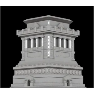 madeofbrick MOB-60 Statue of Liberty (Pedestal) — bons plans et promos sur Planet-Brick (vue détail 3)