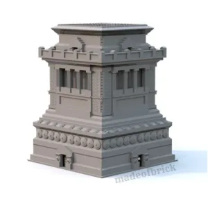 madeofbrick MOB-60 Statue of Liberty (Pedestal) — meilleure offre du moment sur Planet-Brick (vue détail 5)