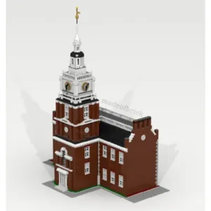 madeofbrick MOB-61 Independence Hall — comparatif marchands sur Planet-Brick (vue détail 7)
