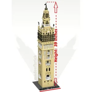 madeofbrick MOB-63 The Giralda of Seville — comparez les prix sur Planet-Brick (vue détail 4)