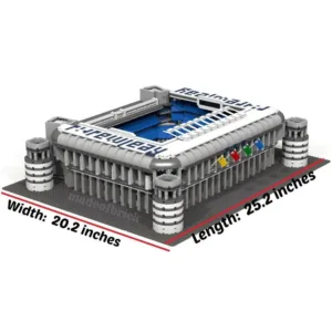 madeofbrick MOB-69 Santiago Bernabéu Stadium — comparateur de prix sur Planet-Brick (vue détail 1)