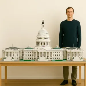 madeofbrick MOB-72 Capitol Washington — meilleur prix sur Planet-Brick (vue détail 9)