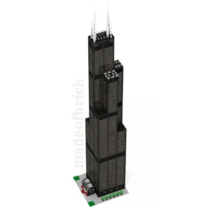 madeofbrick MOB-77 Willis Tower 53 inches — bons plans et promos sur Planet-Brick (vue détail 3)