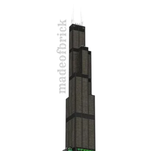 madeofbrick MOB-77 Willis Tower 53 inches — comparez les prix sur Planet-Brick (vue détail 4)