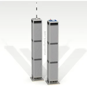madeofbrick MOB-78 Twin Towers 34.5 inches — où acheter au meilleur tarif sur Planet-Brick (vue détail 2)
