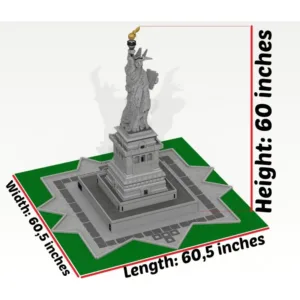 madeofbrick MOB-79 Statue of Liberty (Full set) — meilleur prix sur Planet-Brick (vue détail 9)