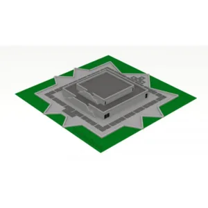 madeofbrick MOB-80 Statue of Liberty (Base) — comparatif marchands sur Planet-Brick (vue détail 7)