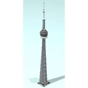 madeofbrick MOB-82 CN Tower Toronto — comparateur de prix sur Planet-Brick (vue détail 1)