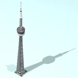 madeofbrick MOB-82 CN Tower Toronto — comparez les prix sur Planet-Brick (vue détail 4)