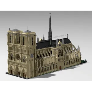 madeofbrick MOB-83 Notre Dame Cathedral — comparateur de prix sur Planet-Brick (vue détail 1)