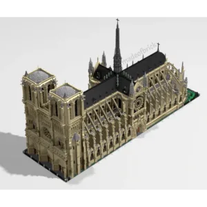 madeofbrick MOB-83 Notre Dame Cathedral — bons plans et promos sur Planet-Brick (vue détail 3)