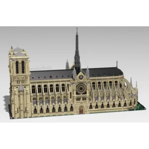 madeofbrick MOB-83 Notre Dame Cathedral — comparez les prix sur Planet-Brick (vue détail 4)