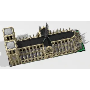 madeofbrick MOB-83 Notre Dame Cathedral — meilleure offre du moment sur Planet-Brick (vue détail 5)