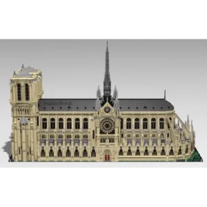 madeofbrick MOB-83 Notre Dame Cathedral — prix le plus bas sur Planet-Brick (vue détail 6)
