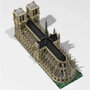 madeofbrick MOB-83 Notre Dame Cathedral — achat malin sur Planet-Brick (vue détail 8)