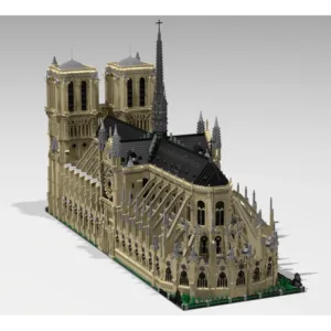 madeofbrick MOB-83 Notre Dame Cathedral — meilleur prix sur Planet-Brick (vue détail 9)