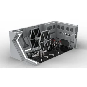 madeofbrick MOB-92 Hangar imperial Star Wars — bons plans et promos sur Planet-Brick (vue détail 3)