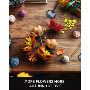 nifeliz NF10325 Autumn Floral Basket — bons plans et promos sur Planet-Brick (vue détail 3)