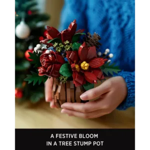nifeliz NF10347 Christmas Flowers — bons plans et promos sur Planet-Brick (vue détail 3)