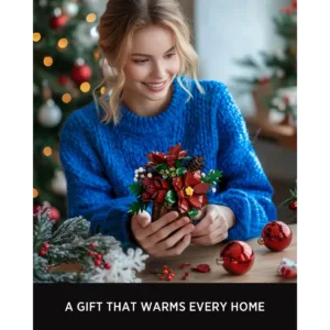 nifeliz NF10347 Christmas Flowers — meilleure offre du moment sur Planet-Brick (vue détail 5)