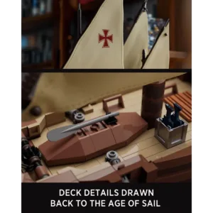 nifeliz NF10352 Nina Sailing Ship — bons plans et promos sur Planet-Brick (vue détail 3)