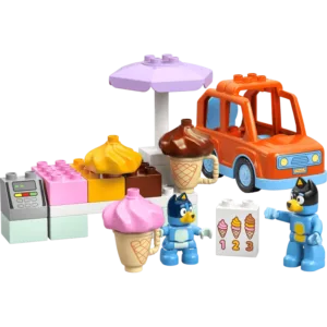 LEGO 10458 Visite chez le marchand de glace avec Bluey — comparateur de prix sur Planet-Brick (vue détail 1)