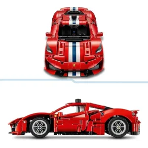 LEGO 42235 Voiture Ferrari 488 Pista — achat malin sur Planet-Brick (vue détail 8)