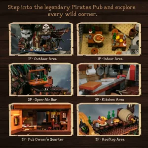 Pantasy 85022 Pantasy The Pirates Pub — prix le plus bas sur Planet-Brick (vue détail 6)