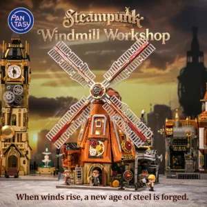Pantasy 85026 Pantasy Steampunk Windmill Workshop — où acheter au meilleur tarif sur Planet-Brick (vue détail 2)