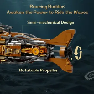 Pantasy 85029 Pantasy Steampunk The Nautilus — meilleure offre du moment sur Planet-Brick (vue détail 5)