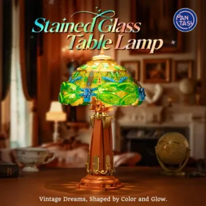 Pantasy 85042 Pantasy Stained Glass Table Lamp — où acheter au meilleur tarif sur Planet-Brick (vue détail 2)