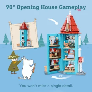 Pantasy 87201 Pantasy Moomin House — bons plans et promos sur Planet-Brick (vue détail 3)