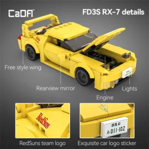 CaDa C55013W Initial-D Mazda RX-7 FD3S — où acheter au meilleur tarif sur Planet-Brick (vue détail 2)