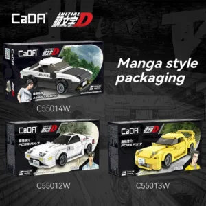 CaDa C55014W Initial-D Toyota Trueno AE86 — bons plans et promos sur Planet-Brick (vue détail 3)