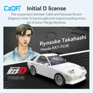 CaDa C55016W Initial D Mazda™ RX-7 FC3S — bons plans et promos sur Planet-Brick (vue détail 3)