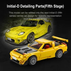 CaDa C61023W CaDA Initial D Mazda RX-7 FD3S — prix le plus bas sur Planet-Brick (vue détail 6)