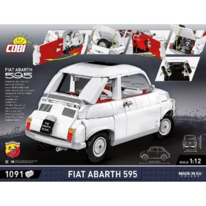 Cobi 24354 Fiat Abarth 595 — meilleure offre du moment sur Planet-Brick (vue détail 5)