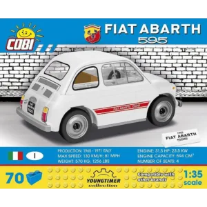 Cobi 24524 1965 Fiat Abarth 595 — comparateur de prix sur Planet-Brick (vue détail 1)