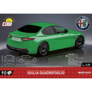 Cobi 24605 Giulia Quadrifoglio — où acheter au meilleur tarif sur Planet-Brick (vue détail 2)