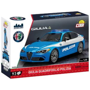 Cobi 24606 Giulia Quadrifoglio Polizia — bons plans et promos sur Planet-Brick (vue détail 3)
