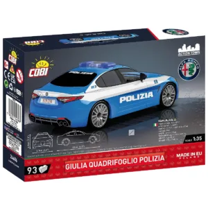 Cobi 24606 Giulia Quadrifoglio Polizia — comparez les prix sur Planet-Brick (vue détail 4)