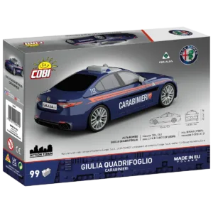 Cobi 24654 Giulia Quadrifoglio Carabinieri — meilleure offre du moment sur Planet-Brick (vue détail 5)