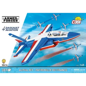 Cobi 5841 Alpha Jet Patrouille de France — comparateur de prix sur Planet-Brick (vue détail 1)