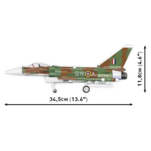 Cobi 5843 Eurofighter Typhoon FGR4 "GiNA" — comparatif marchands sur Planet-Brick (vue détail 7)