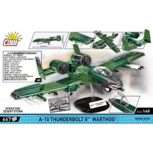 Cobi 5856 A-10 Thunderbolt II Warthog — comparez les prix sur Planet-Brick (vue détail 4)