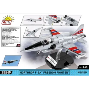 Cobi 5858 Northrop F-5A Freedom Fighter — bons plans et promos sur Planet-Brick (vue détail 3)